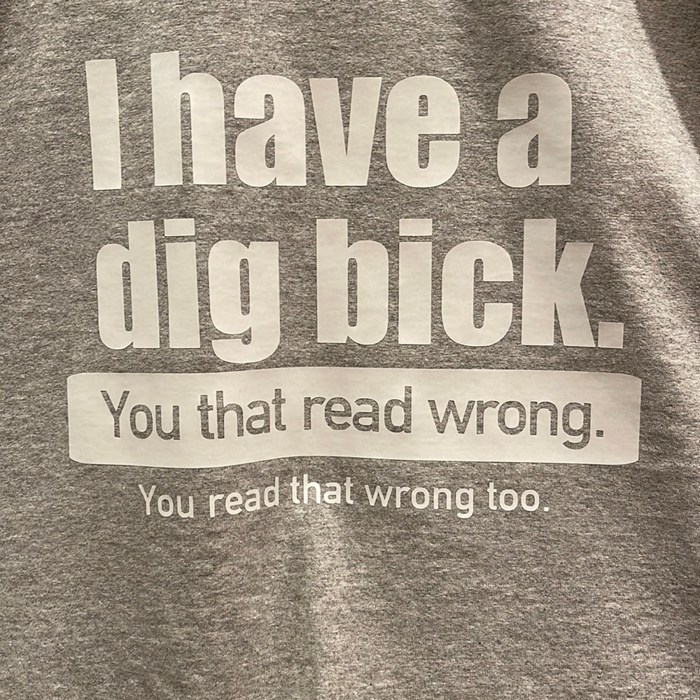 Men’s funny t-shirt size 3X